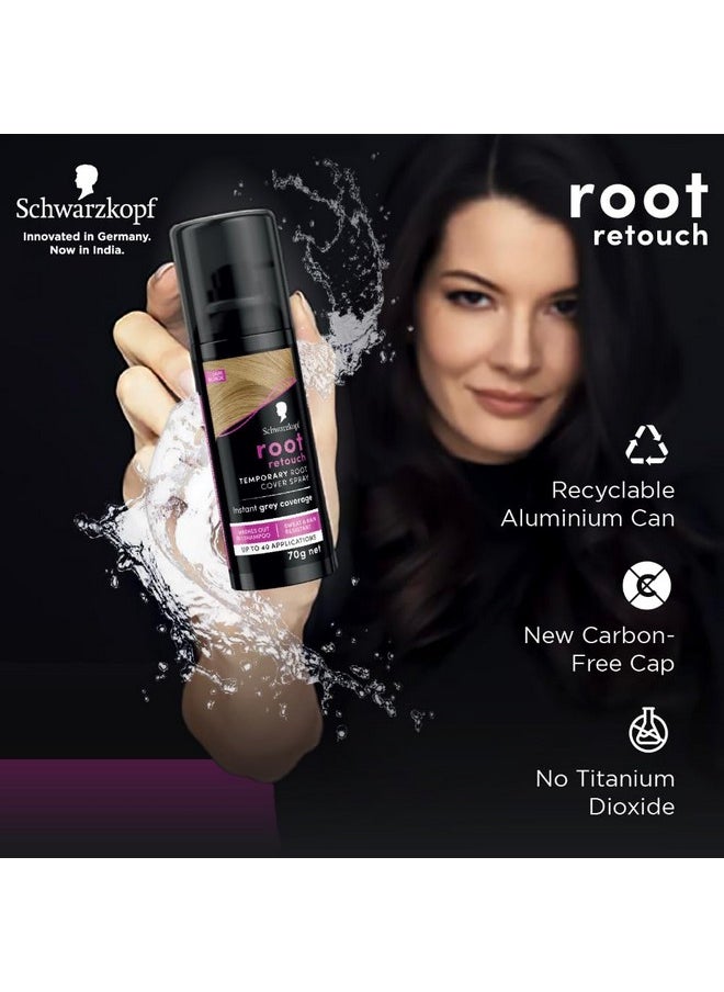 Schwarzkopf Root Retouch Temporary Root Cover Spray for Instant Grey Coverage - Dark Blonde