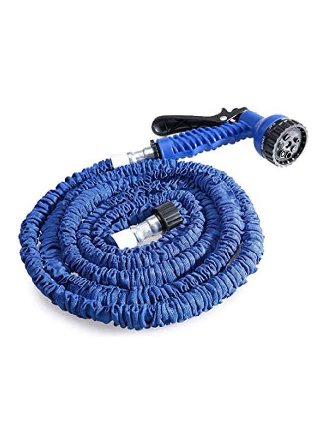 Magic Water Hose With Flexible And Extensible Spray Gun Blue 15meter