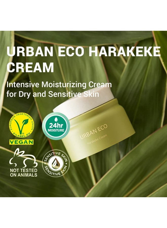 THESAEM Urban Eco Harakeke Cream 1.69oz. - Vegan Face Moisturizer with Harakeke Extracts and Hyaluronic Acid - Soft Melting Texture Facial Cream for Hydration and Intense Nourishment