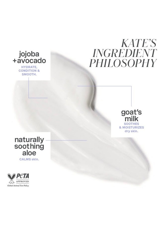 Kate Somerville Goat Milk Moisturizing Cream - Deeply Hydrating Daily Facial Moisturizer - Gentle Face Lotion Suitable for Sensitive Skin, 1.7 Fl Oz