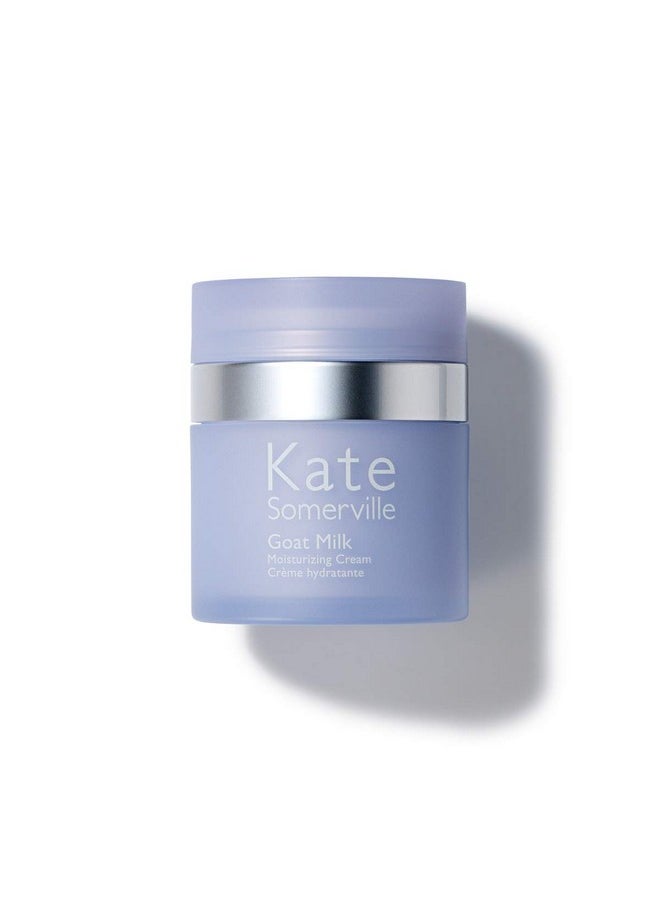 Kate Somerville Goat Milk Moisturizing Cream - Deeply Hydrating Daily Facial Moisturizer - Gentle Face Lotion Suitable for Sensitive Skin, 1.7 Fl Oz