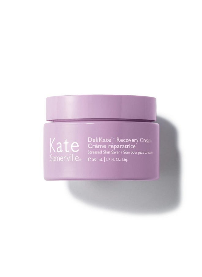 Kate Somerville DeliKate Recovery Cream - Clinically Formulated Hydrating Treatment - Irritation and Redness Relief for Stressed or Sensitive Skin, 1.7 Fl Oz