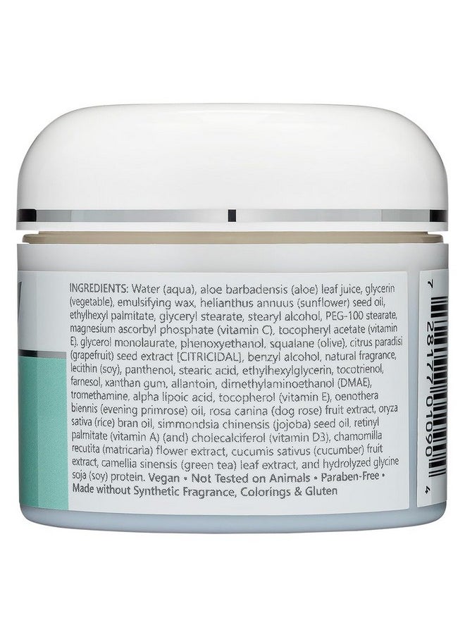 NutriBiotic - Antioxidant Properties Face Cream, 2 Oz with GSE | Deep Moisturizing with Aloe, Botanical Oils, DMAE, Tocotrienols, Vitamin C Ester, Alpha Lipoic Acid | Natural Fragrance | Paraben Free