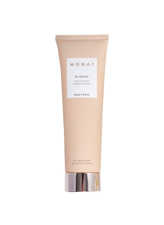 MONAT Be Gentle Creamy Cleanser -Gentle Facial Cleanser Cleanses Impurities w/out Stripping the Skin. Creamy Face Wash Gentle Cleanser. Face Moisturizer Hydrating Cleanser -Net Wt. 120 ml / 4.0 fl. oz