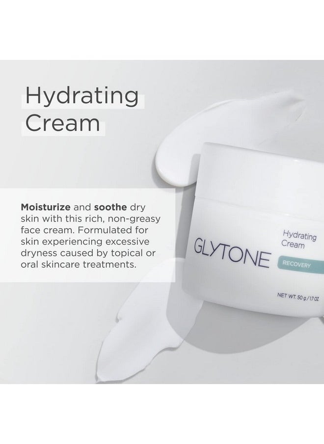 Glytone Hydrating Cream - With Glycerin & Sorbitol - Rich Non-Greasy Face Moisturizer - Fragrance-Free & Non-Comedogenic - 1.7 fl. oz.