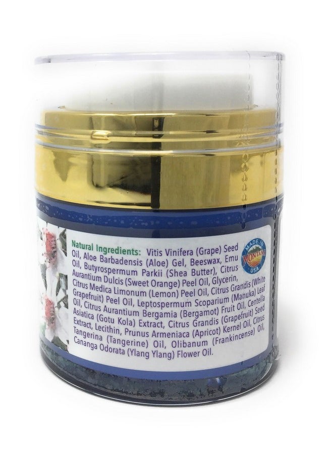 Montana Emu Ranch - Balancing Facial Cream 1 Ounce Jar - Enhanced with Pure Emu Oil - Compatible with Most Skin Types