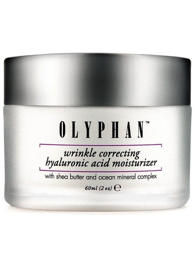 OLYPHAN Best Hyaluronic Acid Cream Moisturizer for Face with Shea Butter & Ocean Complex. Reduce Wrinkles & Fine Lines