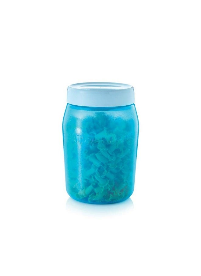Tupperware Plastic Storage Container - 1.5 Litre, 1 Piece, Blue