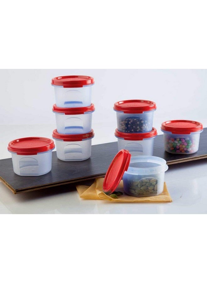 Tupperware Tupin Plastic Container - 200 ml, 4 Pieces, Multicolored