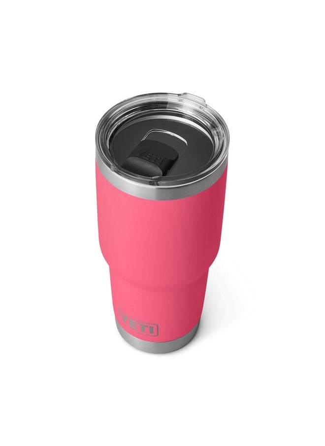 YETI Rambler 30 oz Tumbler, Stainless Steel, Vacuum Insulated with MagSlider Lid, Tropical Pink