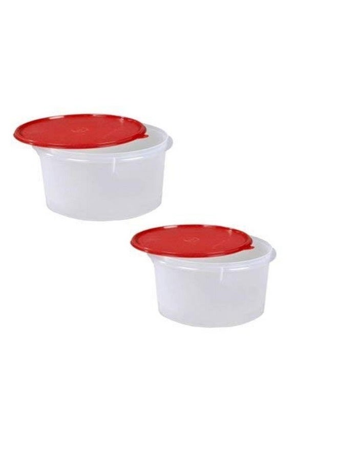 Tupperware Idly Dosa Flour Storage Containers Medium Size 3 litres Capacity -[Pack of 2 Pcs](Plastic)