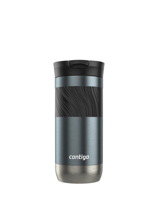 Contigo Byron 2.0 Stainless Steel Travel Mug, 16 oz, 2-pack, Blueberry; Macaroon