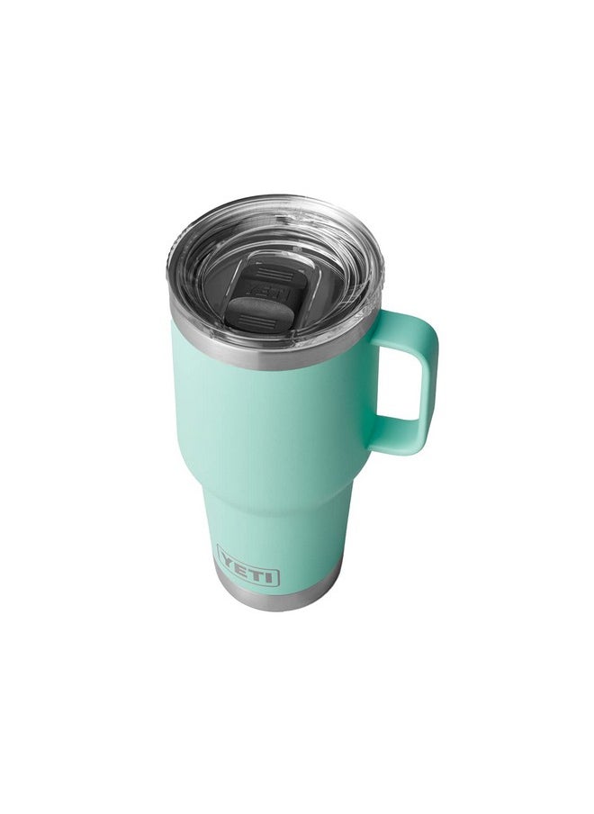 YETI Rambler 30 oz Travel Mug, Stainless Steel, Vacuum Insulated with Stronghold Lid, Seafoam