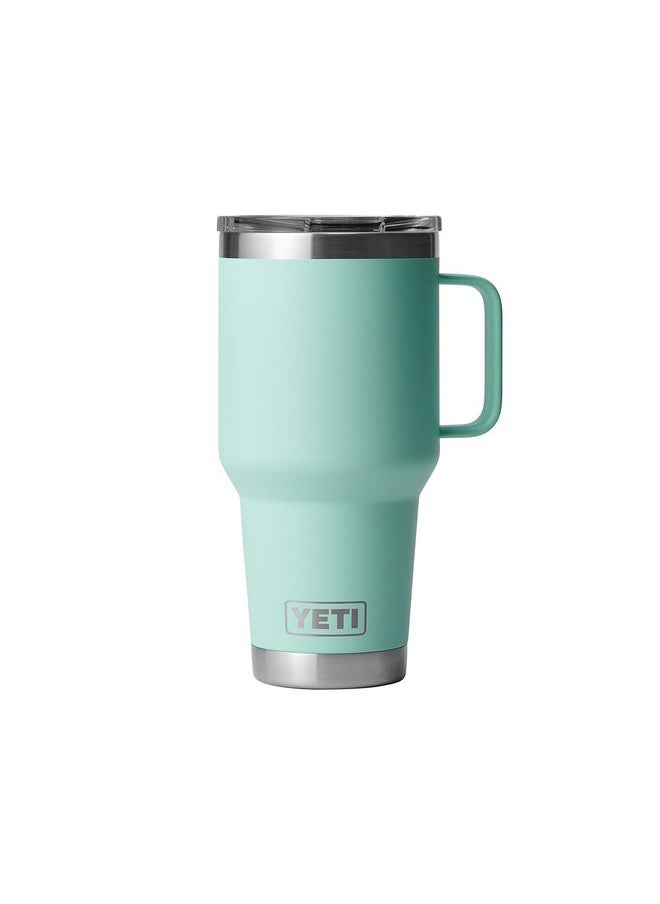 YETI Rambler 30 oz Travel Mug, Stainless Steel, Vacuum Insulated with Stronghold Lid, Seafoam