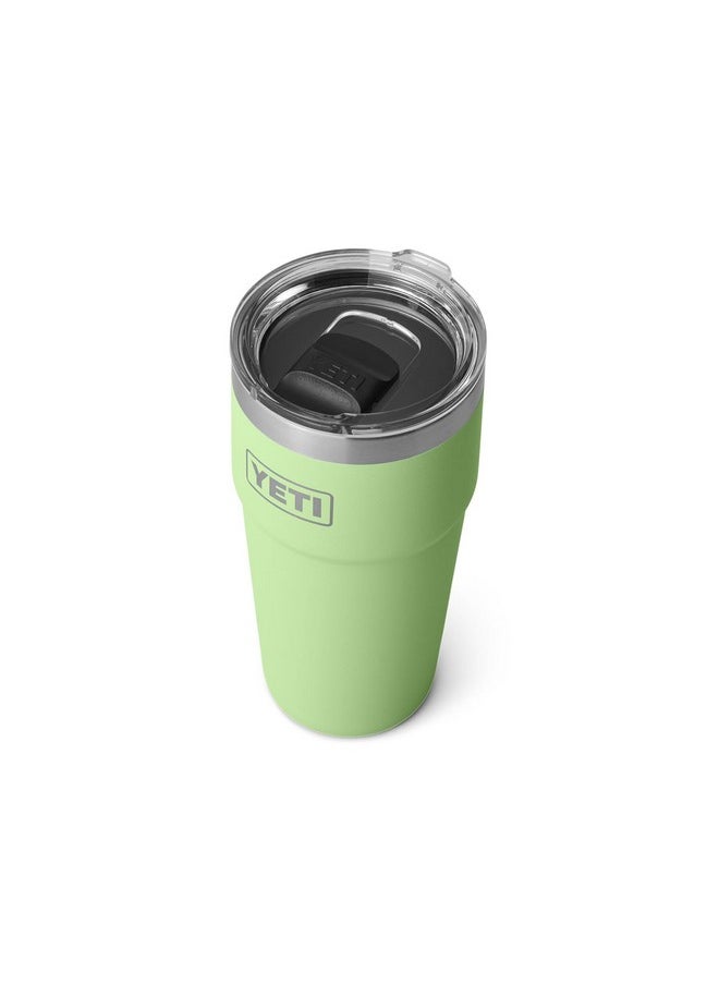 YETI Rambler 20 oz Stackable Tumbler, Stainless Steel, Vacuum Insulated with MagSlider Lid, Key Lime