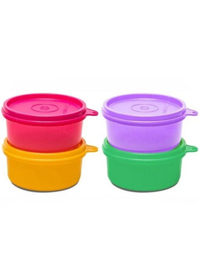 Tupperware Tropical Plastic Bowl Set, 230Ml, Set Of 2, Multicolour,Multicolor