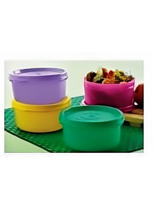 Tupperware Tropical Plastic Bowl Set, 230Ml, Set Of 2, Multicolour,Multicolor