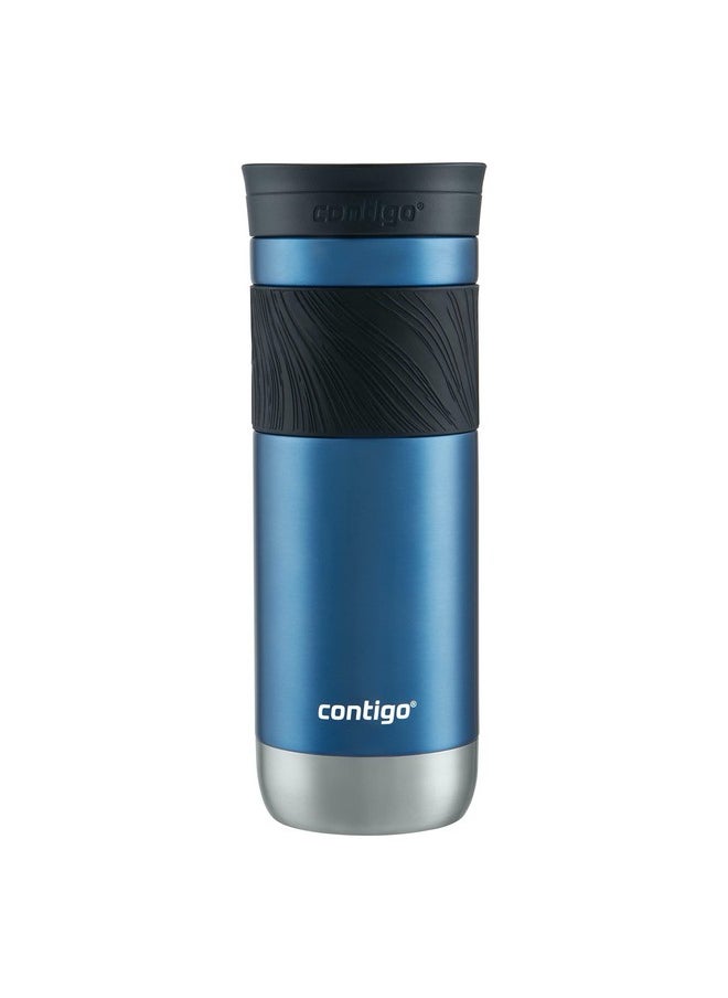 Contigo Byron Vacuum-Insulated Stainless Steel Travel Mug, 20oz - Leak-Proof Lid, BPA-Free, Blue Corn - Perfect Reusable Cup for Coffee or Water; hot and cold beverage holder