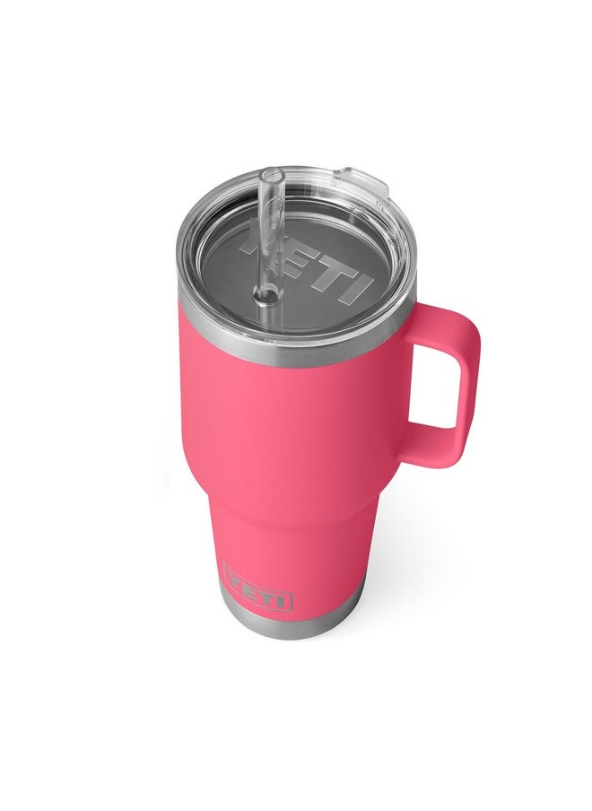 YETI Rambler 35 oz Straw Mug, Vacuum Insulated, Stainless Steel, Tropical Pink