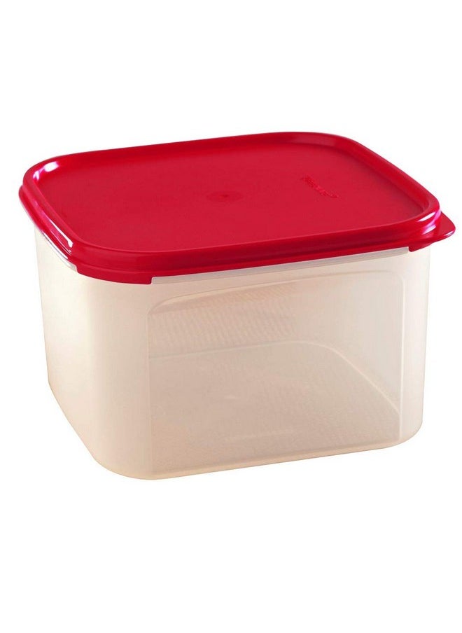 Tupperware Plastic Container- 2600Ml, 1 Pc, Red, Blue-Green