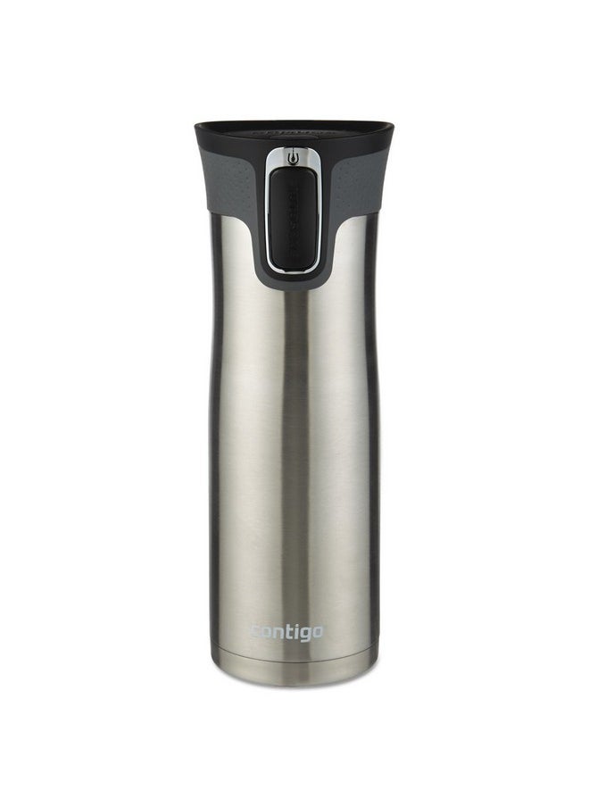 Contigo West Loop 20oz Stainless Steel Vacuum-Insulated Travel Mug, Spill-Proof, Keeps Drinks Hot for 5 Hours, Cold for 12 Hours, Perfect for Commuters and Travelers