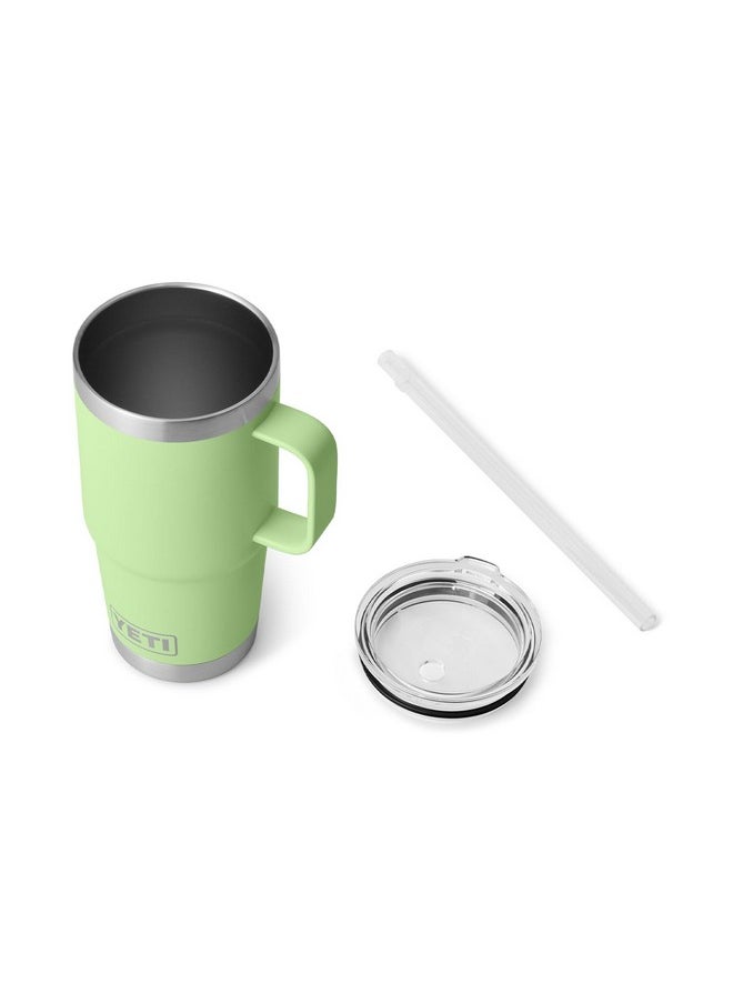 YETI Rambler 25 oz Straw Mug, Vacuum Insulated, Stainless Steel, Key Lime