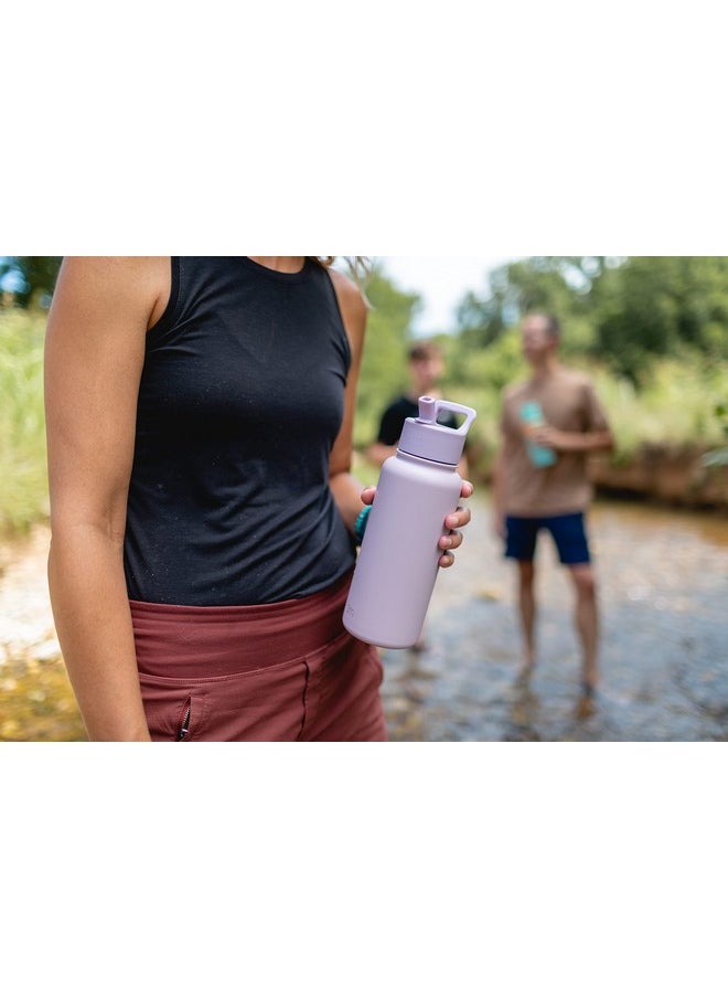 Simple Modern Water Bottle with Straw and Chug Lid Vacuum Insulated Stainless Steel Metal Thermos | Reusable Leak Proof BPA-Free Flask for Sports Gym | Summit Collection | 32oz, Sea Glass Sage