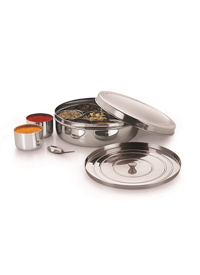 Neelam Stainless Steel Spice Box Set of 10 Pieces - 1575 ml