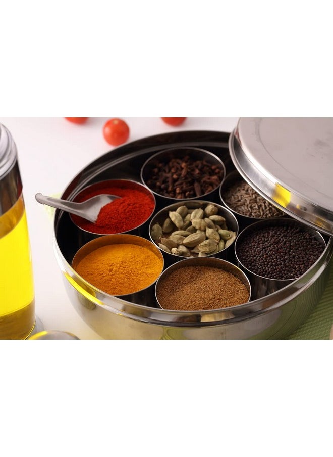 Neelam Stainless Steel Spice Box Set of 10 Pieces - 1575 ml