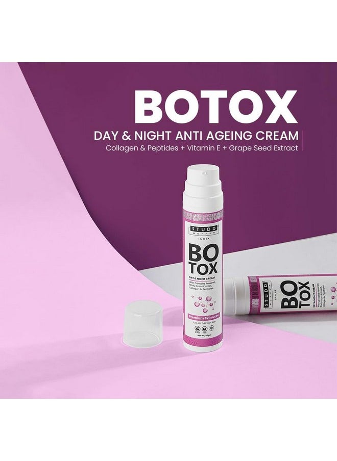 Studd Muffyn | Botox Day & Night Cream | Supports Skin Cell Turnover | 50 Gm