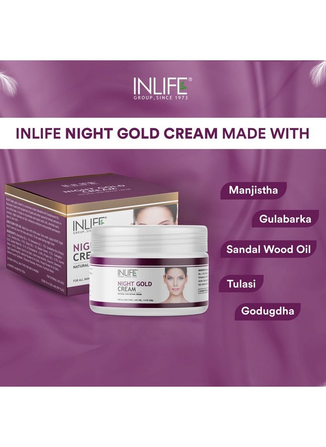 INLIFE Night Gold Face Cream - 50 g