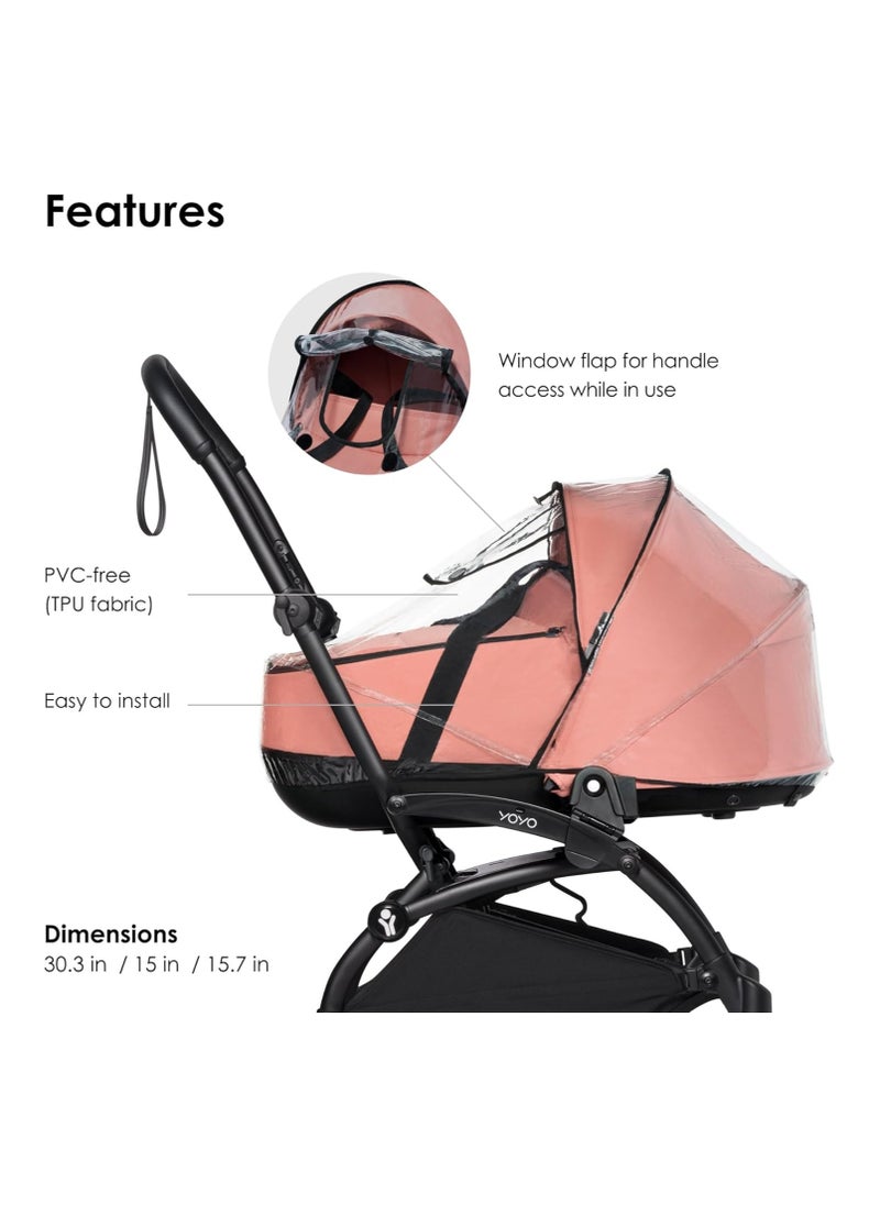 Yoyo Rain Cover For Baby Bassinet Protect Baby From Bad Weather Easy To Install And Store