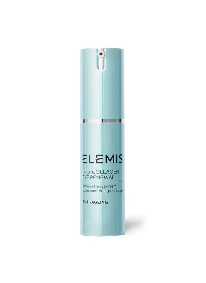 ELEMIS Pro-Collagen Eye Renewal, 15ml - Nutrient-Rich Daily Anti-Wrinkle Under Eye Cream, Deeply Nourish, Firm & Smooth Delicate Skin, Fine Lines and Wrinkles Eye Treatment