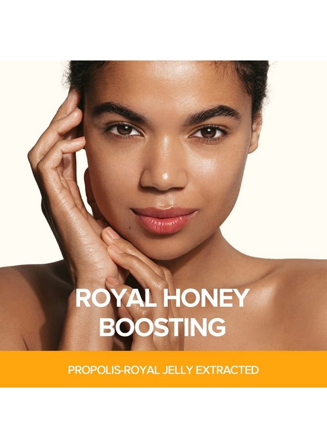 JMsolution Honey Royal Propolis Ampoule Korean Skincare Face Mask -Rich Moisturizing boositng Nutrition -10sheets per box For All Skin Type (Honey Royal)