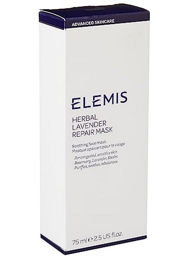 ELEMIS Herbal Lavender Repair Mask; Soothing Clay Mask, 2.5 Fl Oz