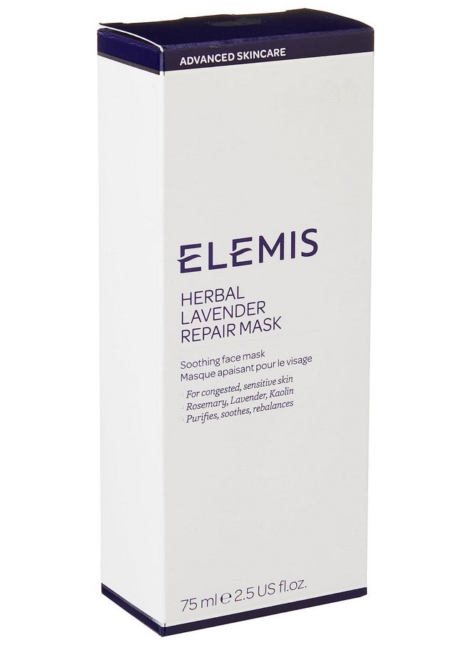 ELEMIS Herbal Lavender Repair Mask; Soothing Clay Mask, 2.5 Fl Oz