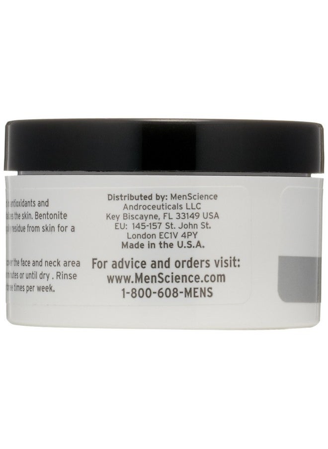 MenScience Androceuticals Facial Cleansing Mask, 3 oz