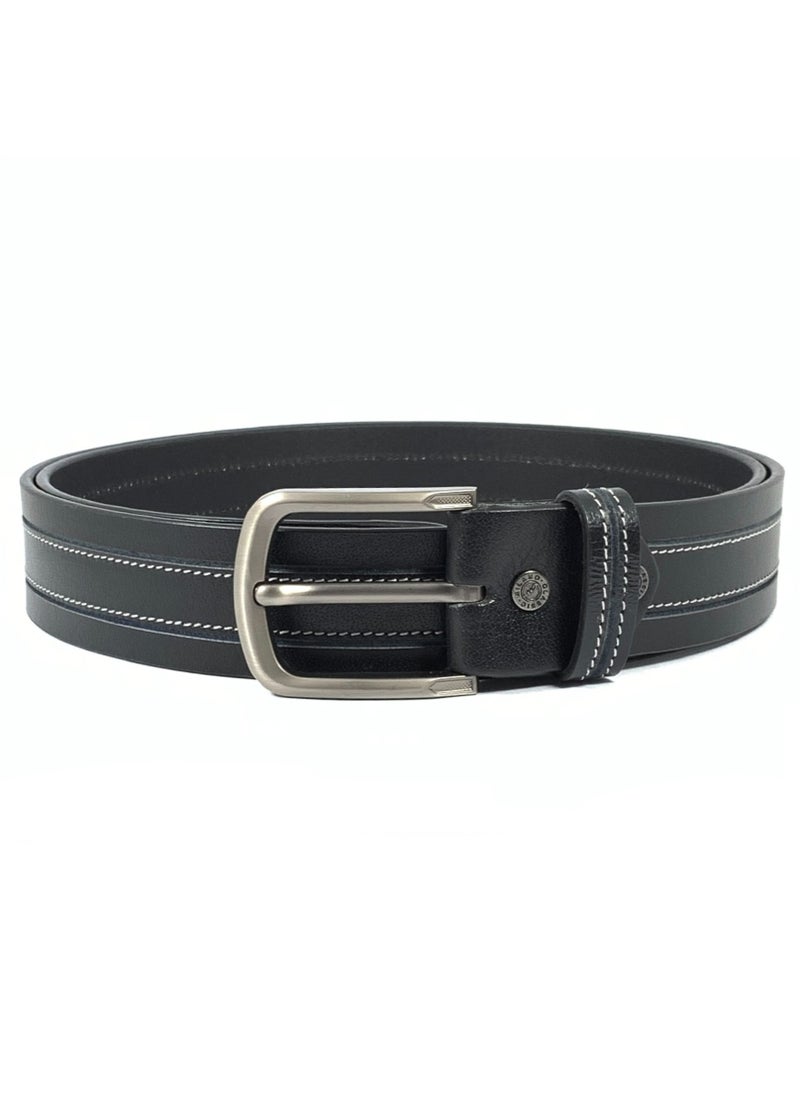 Classic Milano Genuine Leather Belt Men - Semi-Casual Men's Belts & Party Wear Belts for men, Casual Outfits Man Belt, Gifts - Men’s Leather Belt for Men