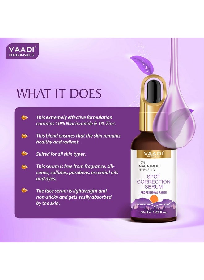 Vaadi Herbals Spot Correction Serum With 10% Niacinamide & 1% Zinc