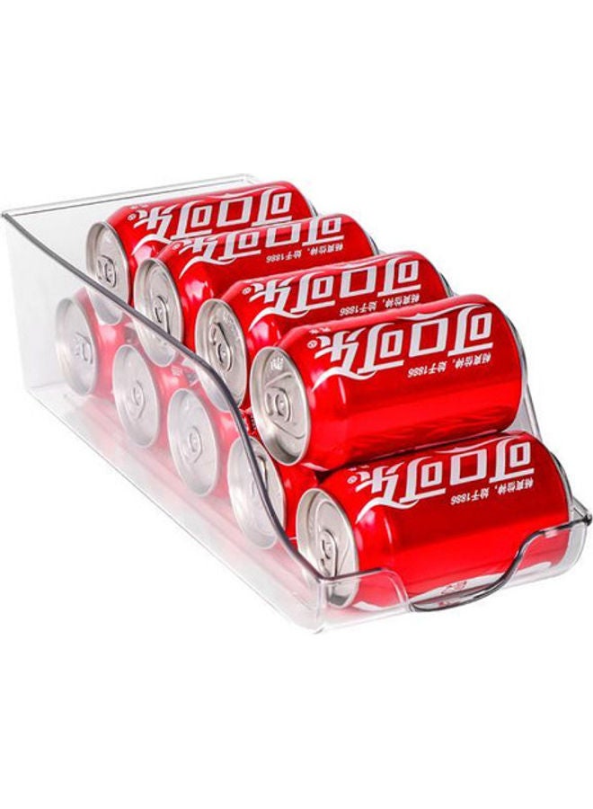 Fridge Soda Can Organizer Clear 35 x 10 x 15cm