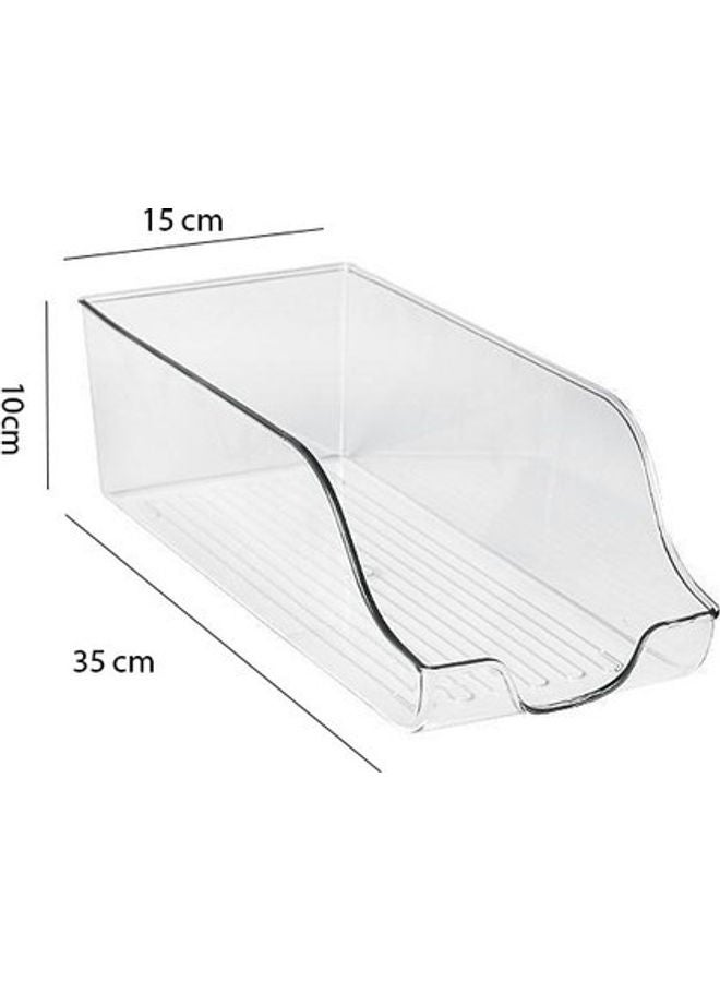 Fridge Soda Can Organizer Clear 35 x 10 x 15cm