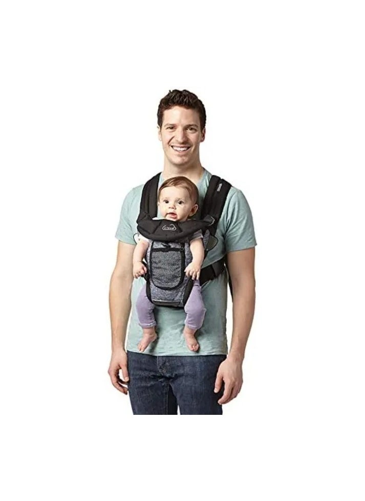 Kolcraft Cloud Cool Mesh Baby Carrier, Space Grey, 0 - 36 Months