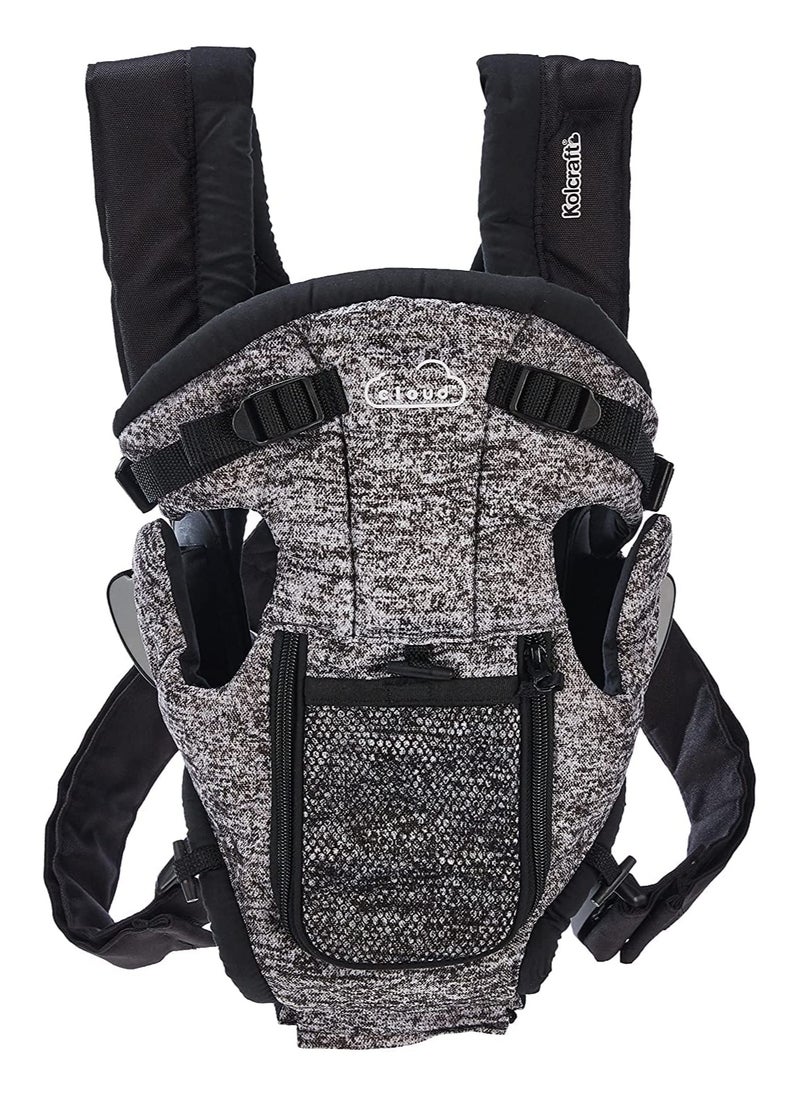 Kolcraft Cloud Cool Mesh Baby Carrier, Space Grey, 0 - 36 Months