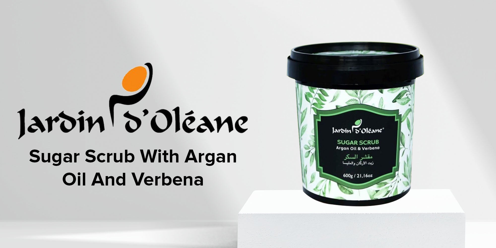 Sugar Scrub With Argan Oil And Verbena Green 600grams