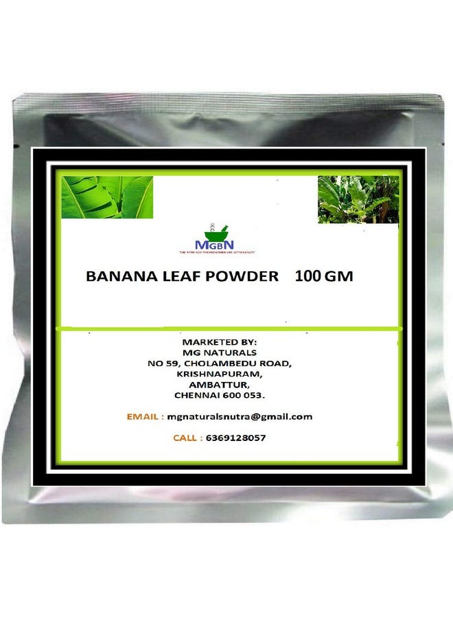 BANANA LEAVES POWDER 100 GM