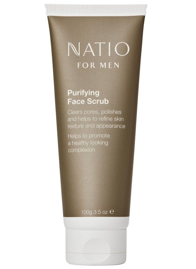 Natio For Men Purifying Face Scrub, 100g