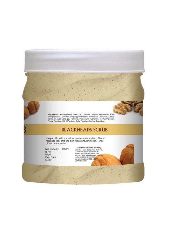 Blackheads Scrub With Apricot Kernel Oil 500Gm