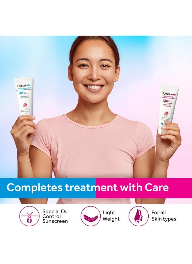 Regaliz Hyblok Acne Control Kit | Moisturzing Gel & Sunscreen Gel