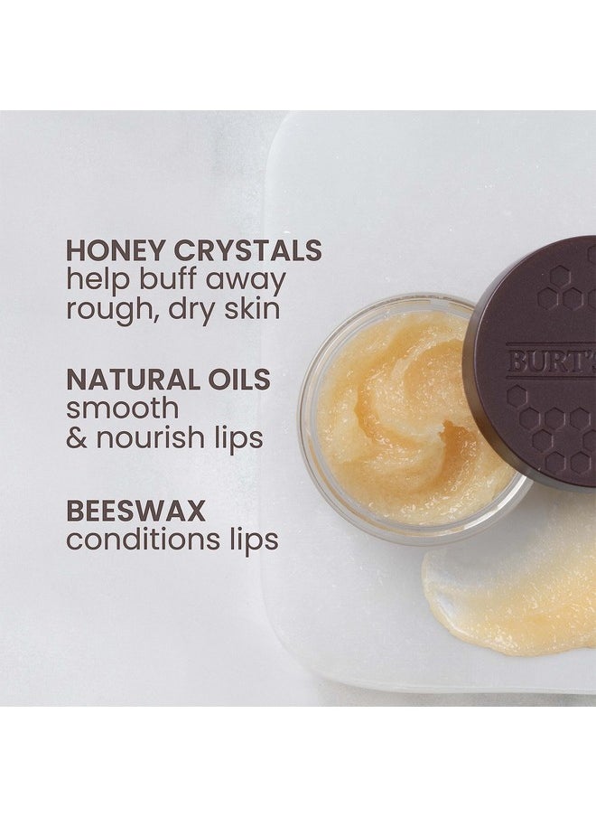 Burt's Bees Overnight Lip Sleeping Mask Stocking Stuffers, Exfoliating Scrub Restores, Hydrates & Smooths Lips to Reduce Fine Lines, Ceramide Infused Formula, Passionfruit + Ultra Conditioning(2-Pack)