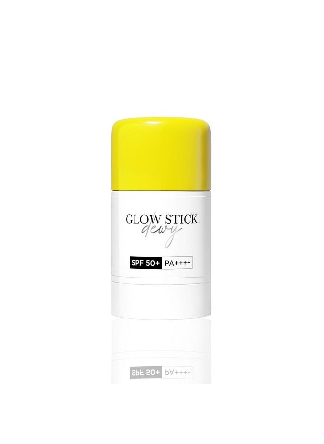 SunScoop Glow Stick Dewy SPF 50+ PA++++ |, UVA UVB rays protection| Vitamin C for glow | Oats for dull skin | Dewy Finish | Easy Reapplication | No White cast | Combination to Dry skin | 18g